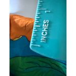 Nanette Lepore 10 Peplum Blouse Tropical Floral y2k boho fairy resort wear blue Photo 4