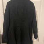 Guess Women’s  black size large wool  blend coat. Missing fur for collar. Photo 1