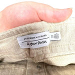 & Other Stories & Other‎ Stories Skirt Button Front Mini Linen Blend Natural Beige Size US 8 Photo 8