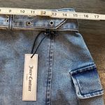 Juicy Couture Blue A-Line Mini Skirt size 30 waist Photo 6