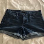 Abercrombie & Fitch Dark Blue Jean Shorts Photo 5
