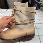 Anthropologie Latigo Pogo Tie Back Boots 10M Photo 6