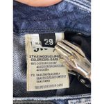 Miss Me * Boot Cut Denim Jeans Women 29 Rhinestone Bling Flap Pocket Fleur de Lis Photo 5