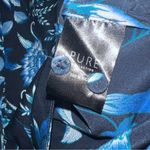 Pure Collection 100% Silk Floral Button Photo 5