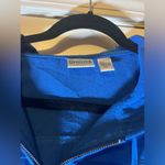 Chico's Chico’s Blue 3/4 Sleeve Full Zip Jacket With Hood Size 1 Medium Photo 2