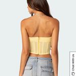 Edikted Yellow Corset Top - New With Tags! Photo 1