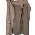 Gallarda Galante Flax Blend Sleeveless Utility Dress Japan size F (US Medium) Brown Photo 3