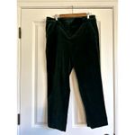 Loft Dark Green Riviera Slim Velvet Pants, size 10 Photo 1