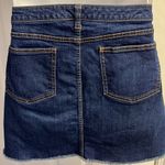 Universal Threads Universal Thread Dark Wash Jean Skirt with Distressed Whiskering in Front- 18/34 Photo 7