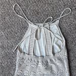 Boho Beige Crochet Maxi Dress Size M Photo 7