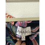 Nicole Miller  Studio Off The Shoulder Floral Romper Ruffle Hem Size 6 Photo 3