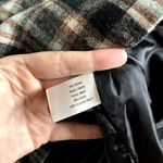 Artifacts Plaid Short Peacoat Womens Size Small Teal Brown Cream Black Y2K Green Photo 4