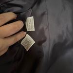 Jones New York Dark Brown leather jacket with crocodile embossed pattern and zipper pockets Photo 3