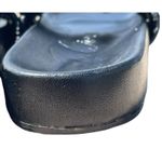 J.Crew Menorca Scrunchie-Strap Leather Slides - Black - 8 Photo 6