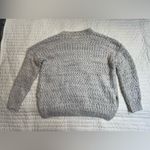 Dreamers  light gray fuzzy sweater Photo 1