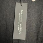 Saks 5th Avenue Saks Fifth Avenue Black 100% Cashmere Knit Shawl Cape Sweater One Size Photo 7