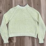 Wilfred Aritzia  Confetti Chunky Knit Yellow White Sweater Women’s Large Photo 1