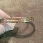 #404 BOUTIQUE Double Rhinestone Stretch Bracelet White Photo 5