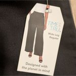 Time & Tru 🆕 Black Satin Wide Leg Womens PLUS XXL 20 2X Pull On Dress Pants Photo 1