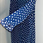 Eden & Olivia Stylish Navy Polka Dot Blouse Photo 4