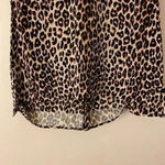 Equipment  silk cheetah animal print  dress​​​​​ size small Photo 2