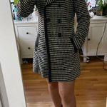 Houndstooth Coat Black Size M Photo 0