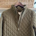 J.Crew Olive Green Quilted Full Zip Pocket Barn Coat Jacket, S Photo 2