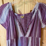 True Craft ‎ purple stripe dress size small Photo 1