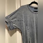 Jane and Delancey  Size M Blue Burnout Soft Crew Neck Short Sleeve Tee Shirt Photo 2