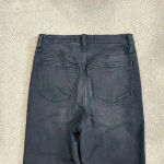 Madewell  High-Rise Slim Straight Jeans in Richgrove Wash Black Size 25 Tall Photo 3