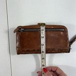 Valenca Holland Brown Woven Distressed Leather Wallet Credit Card ID Holder Photo 12