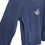 Fresh Produce  Women’s Navy Blue French Terry Pullover Sweatshirt Size XS / S Photo 1