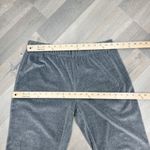 Bill Blass Sport Velour Straight Leg Pull On Track Pants Grey Large Gray Photo 6