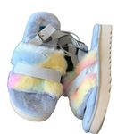 Koolaburra by Ugg NWT  Adj Slide Sandal Fuzz'd Out Pastel Photo 3