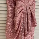 SheIn New sequin wrap draped mini dress Photo 5
