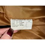 Vintage Leather Bomber Jacket L Western Horse Rider Sherpa Collar Wool Coat Black Size L Photo 9