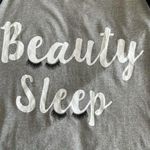Just Love New  Beauty Sleep Gray Black Raglan Nightshirt Nightgown Juniors XL NWT Photo 4