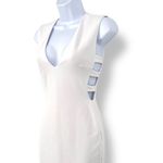 Nookie Turlington Bodycon Midi Dress Deep V-Neck Side Cutouts Size 8 AU 4 US Photo 6