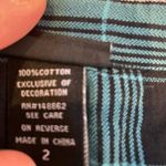 Torrid Plaid Cold Shoulder Long Sleeve Button Down Shirt EUC Sz 2X Cotton Photo 11