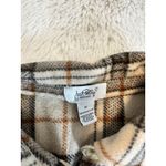 Unbranded Fleece Shacket Womens Medium Gold Plaid Warm Pockets Outdoors Unlined‎ Photo 8
