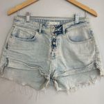ZARA MOVING SALE - acid wash high low denim short Photo 0