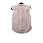 Liverpool NWT  Los Angeles Sleeveless Poplin Button Front Shirt Top Size XS‎ Photo 2