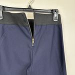 Stella McCartney Pants Womens 40/ US Small Navy Blue Zip Ankle Stretch Pull On Photo 4