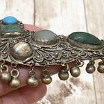 Vintage Bird Gemstones Cabochon Figural Brooch Photo 7