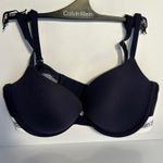 Calvin Klein Navy Blue T-Shirt Bra Underwire Adjustable Straps Size 34C Photo 1