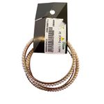 Faux Pearl 4pc Bangle Set Bracelets Jewelry Everyday Gold Photo 2