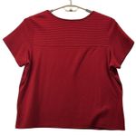 Denim And Co Womans Shirt Size 2x Maroon Comfy Fall Theme Layering Red Size XXL Photo 1