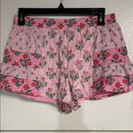 Altar'd State  PINK FLORAL RUFFLE SHORTS SMALL Photo 1