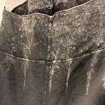 Rebecca Elliot Black Tie Dye Sweatshirt High Low Tunic Cotton Lagenlook‎ Large Photo 1