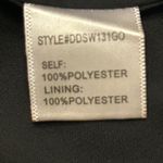 4S13NNA 4SI3NNA Womens Valerie Ruffle Hem Wrap Black Dress Short Puff Sleeves L Photo 5